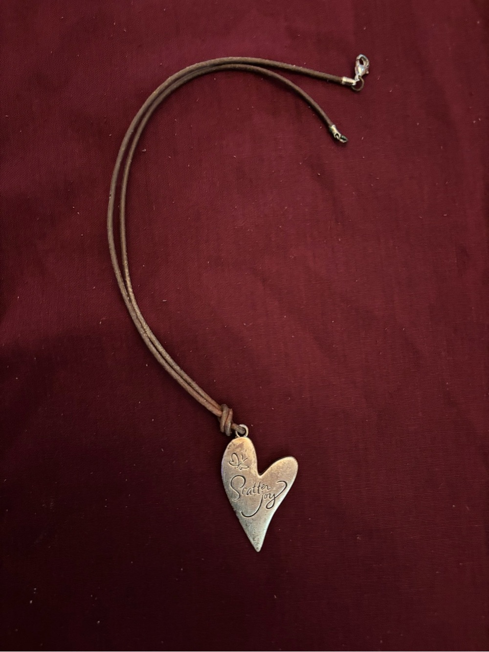Vintage Kathy Davis Scatter Heart Necklace